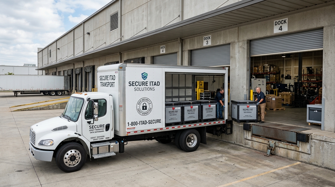Secure IT asset pickup and logistics